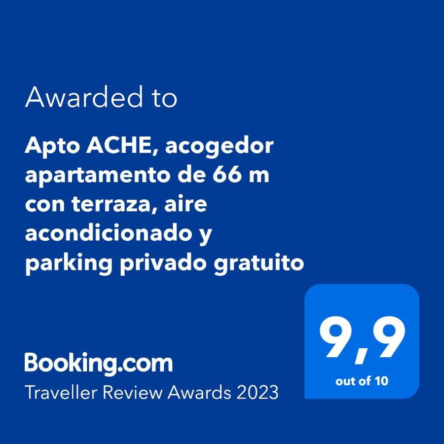 Apto Ache, Acogedor Apartamento De 66 M Con Terraza, Aire Acondicionado Y Parking Privado Gratuito Apartment Los Abrigos Exterior photo